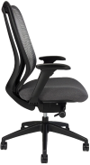 CHAIR,BLACK MESH BK,SEAT- CHARCOAL,MULTI-FCTN